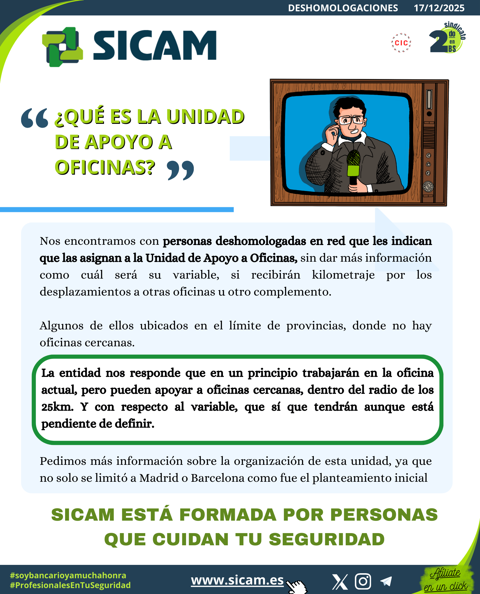 17 diciembre 2025. &iquest;QU&Eacute; PASA CON LAS DESHOMOLOGACIONES?<br>
